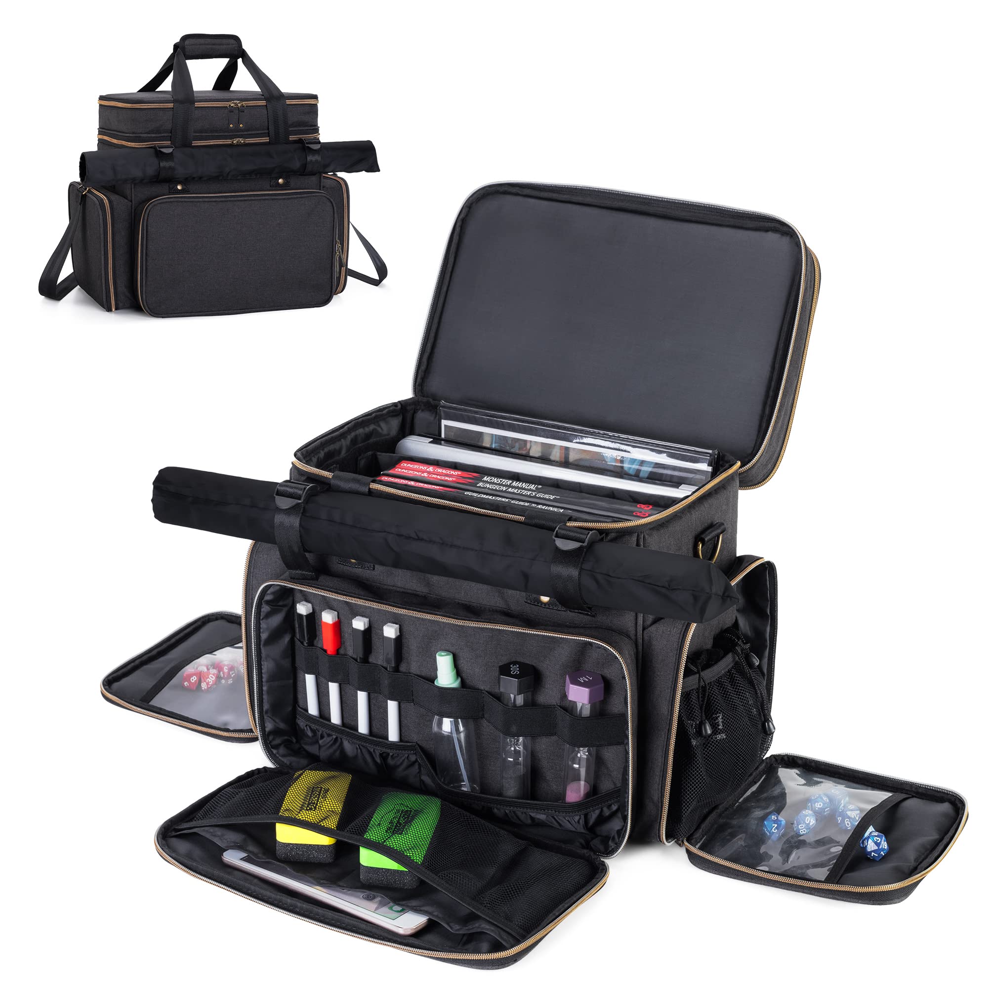 Trunab ボードゲーム収納バッグ RPG D&D収納バッグ