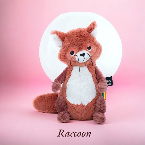 フランス ディグリンゴ ス 愛着ぬいぐるみ タヌキ / テラコッタ