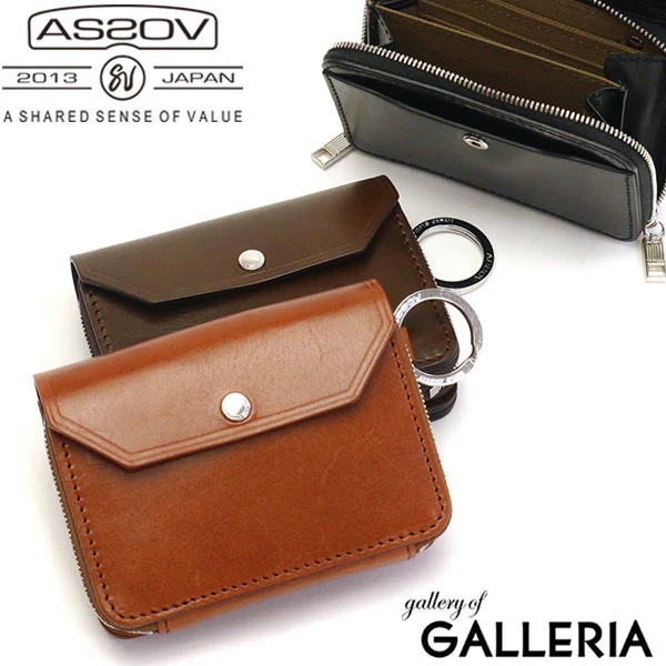 アッソブ 財布 AS2OV ラウンドファスナー レザー アッソヴ OILED ANTIEQUE LEATHER SHORT WALLET ショートウォレット 本革 ASSOV 041901