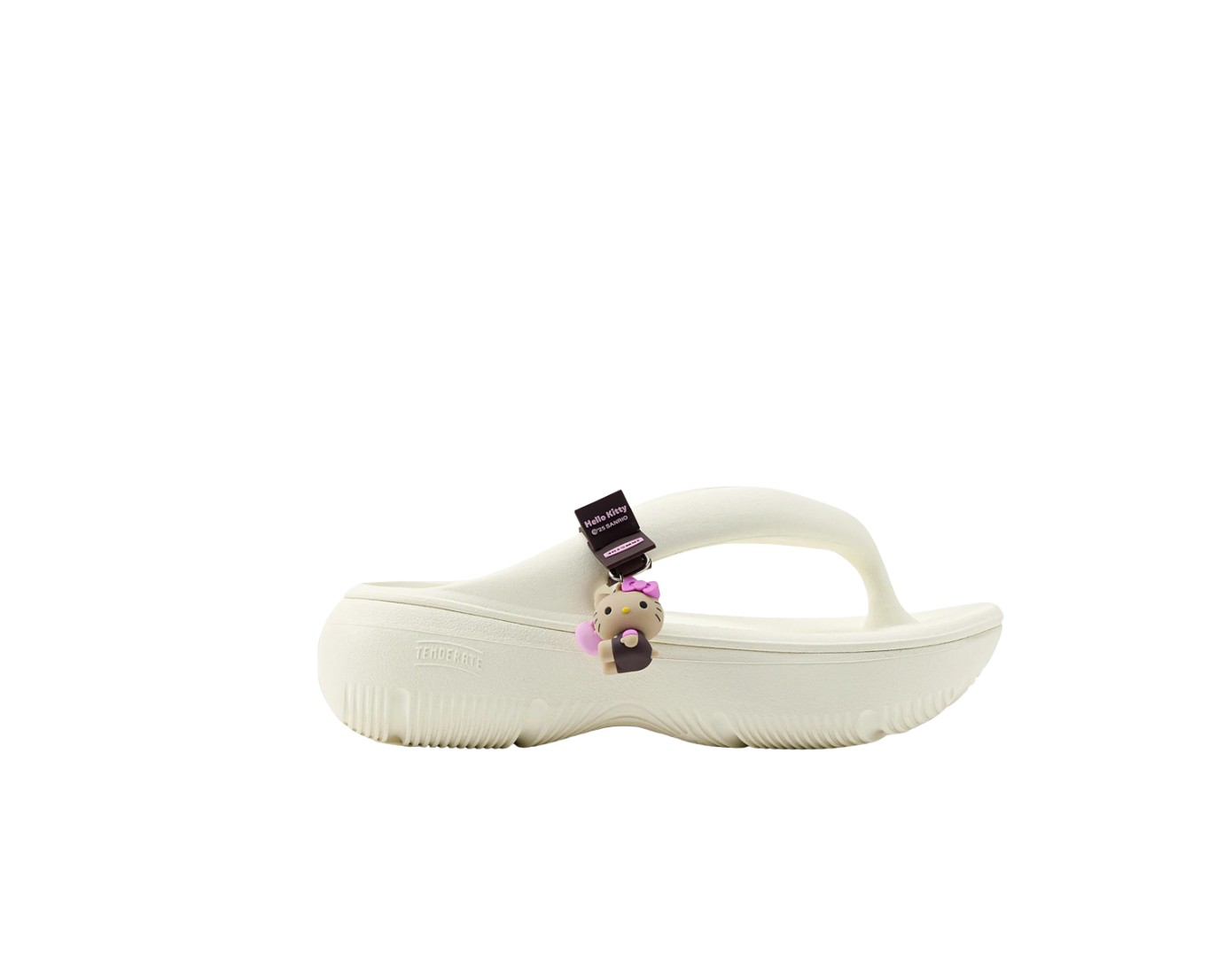 【TAW&TOE】 TAW&TOE x SANRIO FLIP FLOP ZEROVITY PLUMPY HELLO KITTY CHARM TAG SET : CREAM
