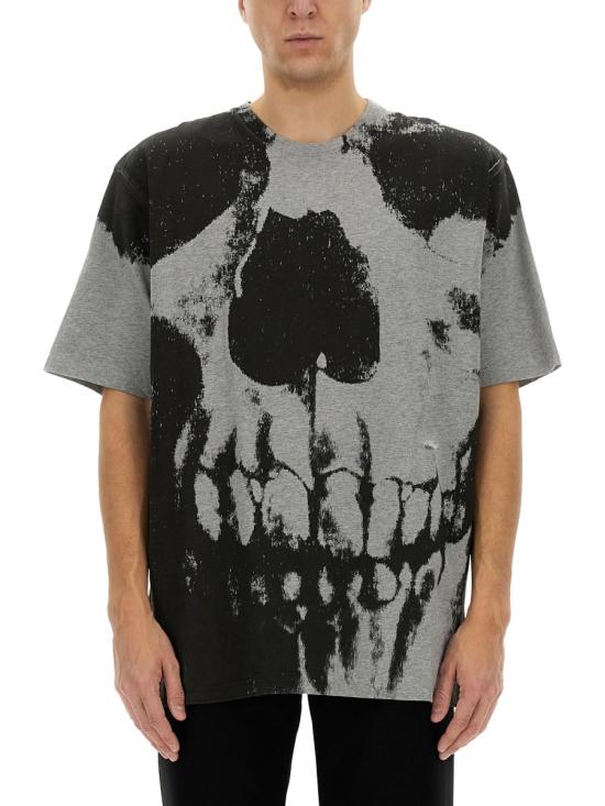 ALEXANDER MCQUEEN Men T-Shirts 815067 QTAC50582 GREY
