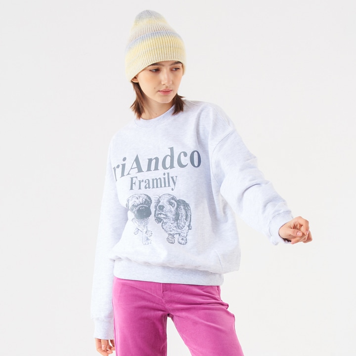 [W] Framily Sweatshirts Light melange
