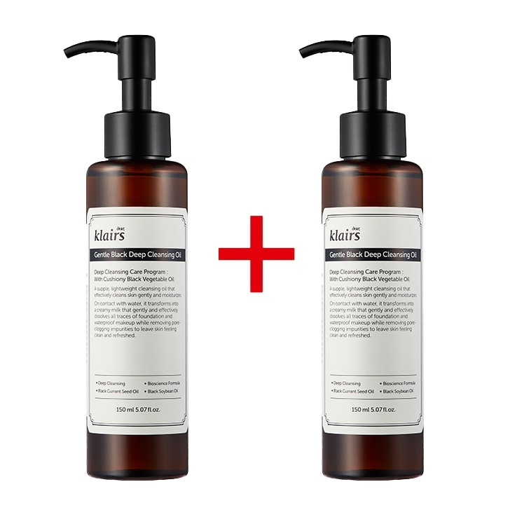 [1+1]ジェントルブラックディープクレンジングオイル 150ml+150ml /韓国コスメ