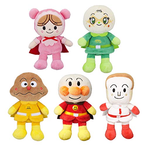 アンパンマン プリちぃビーンズS Plus 5体 ぬいぐるみ セット アンパンマン しょくぱんまん