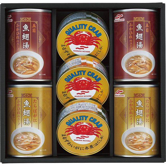 ふかひれスープ/かに缶詰詰合せ G-B