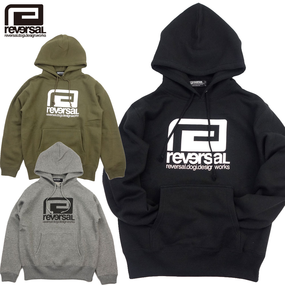 REVERSAL/リバーサルプルオーバーパーカー/BIG MARK SWEAT PARKA rvbs03