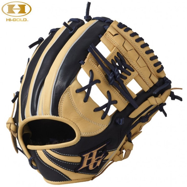 ハイゴールド Hi-GOLD ソフトボール2023モデル BSG-8750 キャメルネイビー BSG8750 野球 ベースボール ソフトグラブ グローブ 右投げ