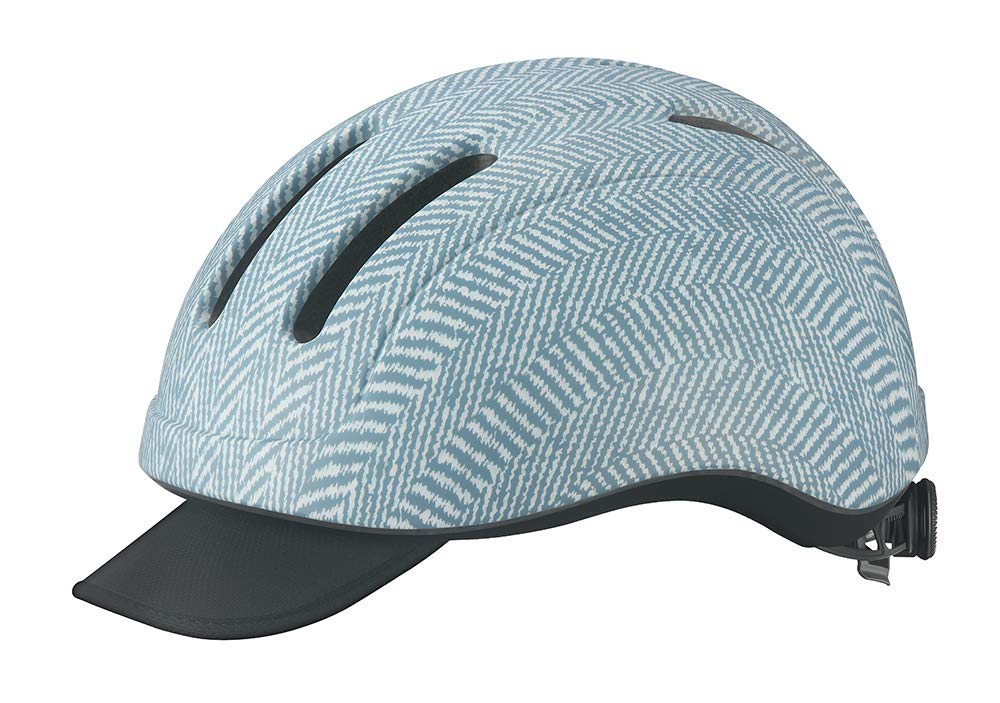 OGK KABUTO(オージーケーカブト) 自転車 ヘルメット CS-1 マットヘリンボーンブルー サイズ:M/L(57~60cm) JCF推奨