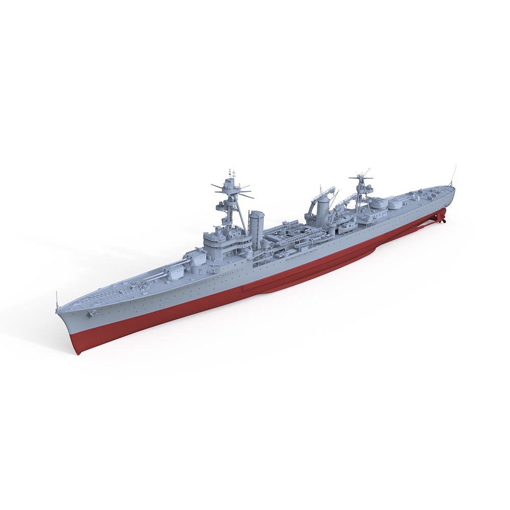 SSMODEL 1/700 SSC700583S ミリタリーモデルフランス海軍重巡洋艦ドブレ船底版