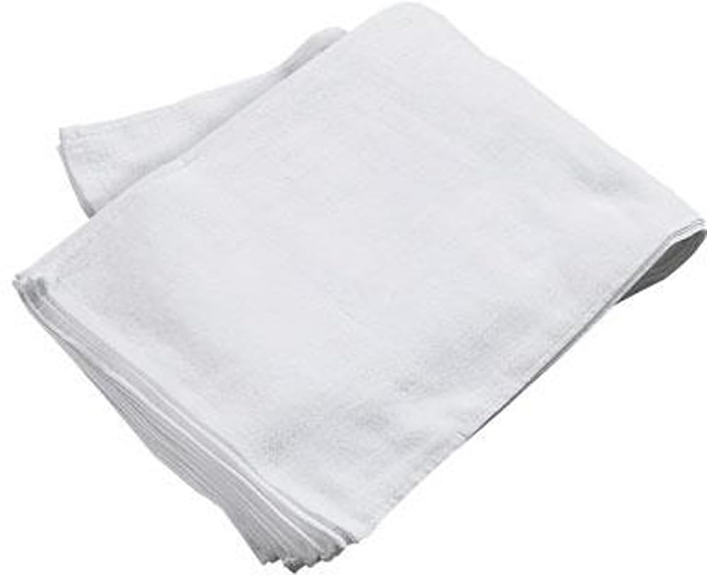 サワショウ フェイスタオル シャーリング 白タオル #240 (12枚入) 業務用 飲食店