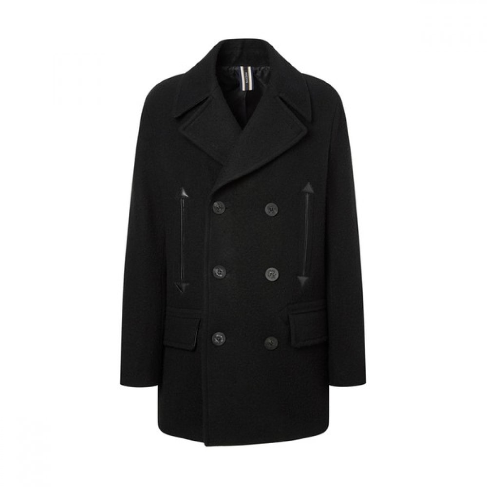 (ヘッジズ) 24FW カセンティーノピーコート HZCO4D051BK