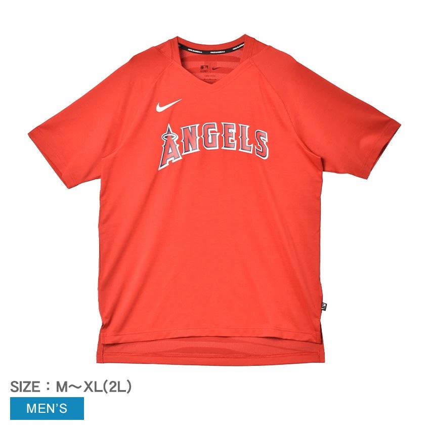 Dri-Fit Pregame Top Short Sleeve Tee NACS-62Q メンズ ウエア トップス ロサンゼルスエンゼルス MLB メジャーリーグ ブランド カジュアル