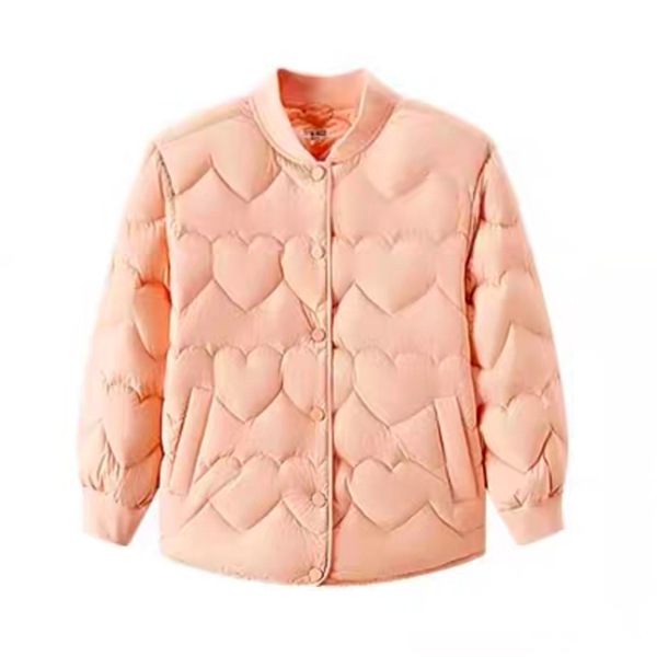 ダウンコート 子供服 ダウンジャケット 秋冬 コート子供服 キッズ アウター　子ども服 110/120/130/140/150/160　ピンク