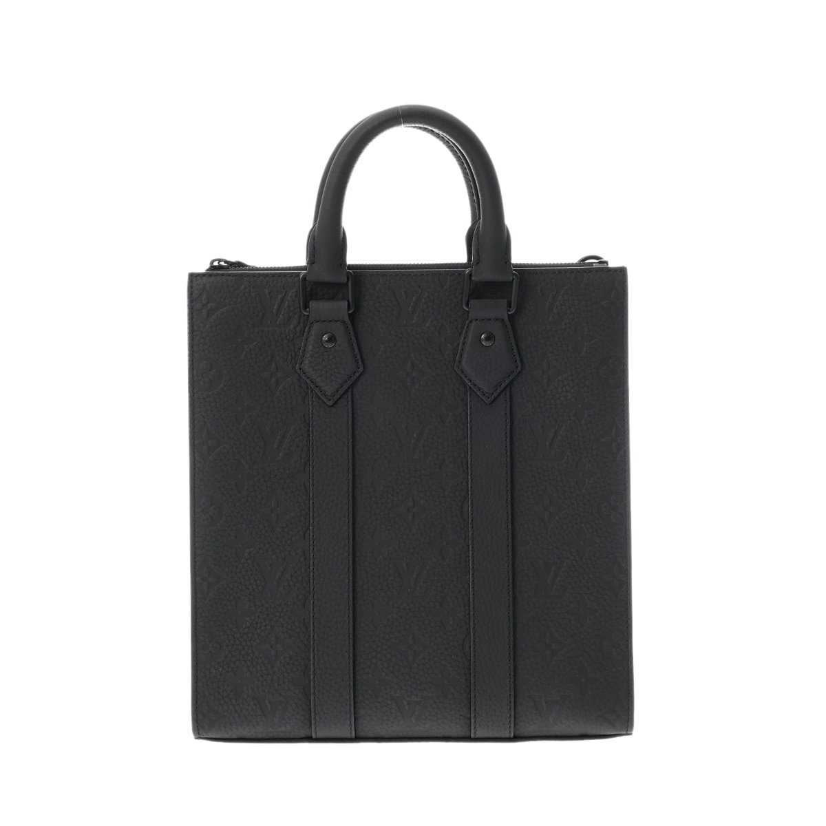 モノグラム サックプラクロス 2WAY 新型 ノワール M21884 ユニセックス トリヨンレザー ハンドバッグ Aランク 中古 銀蔵