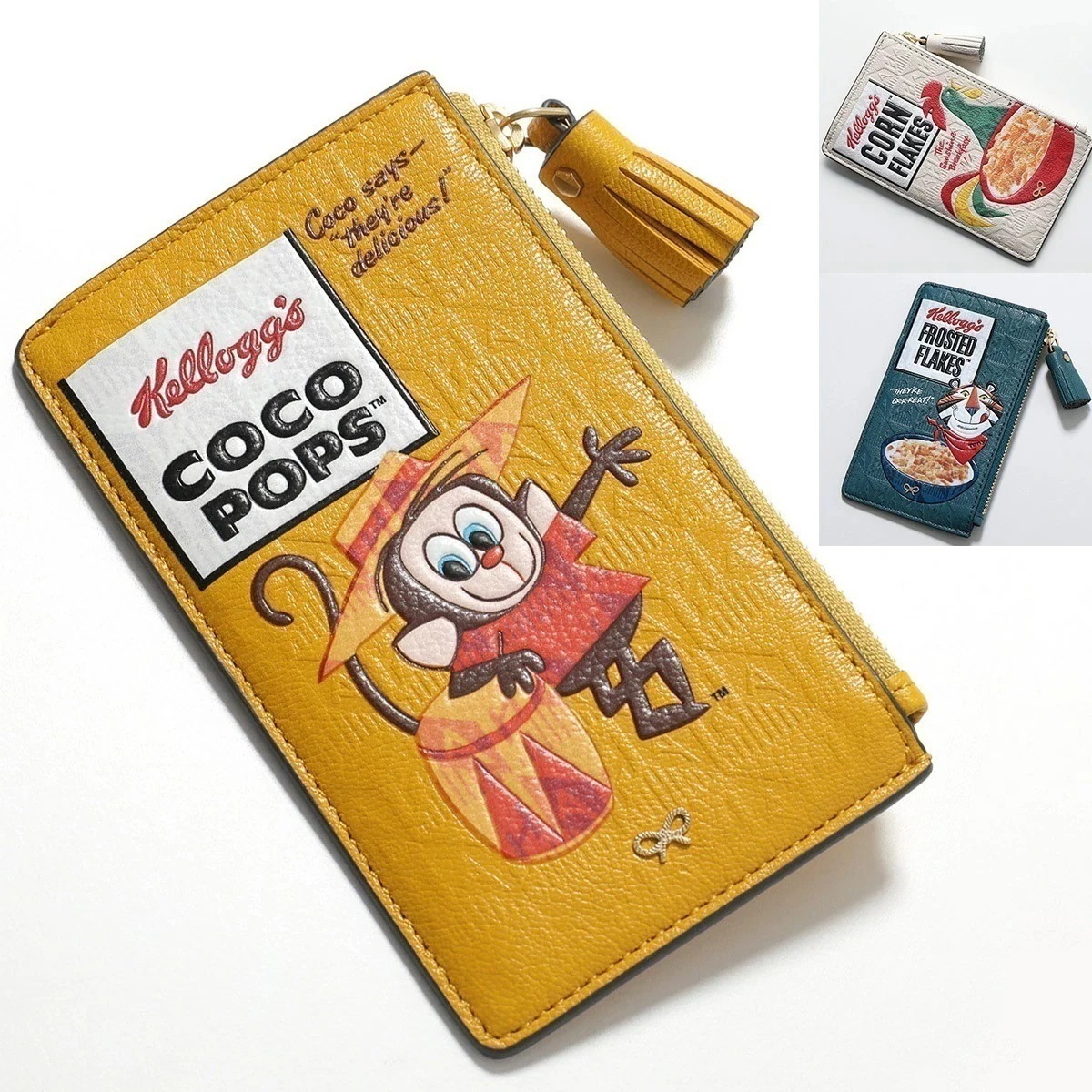 ANYA HINDMARCH アニヤハインドマーチ コインケース カードケース Anya Brands Zip Card Case レディース カラー5色 5050925182911