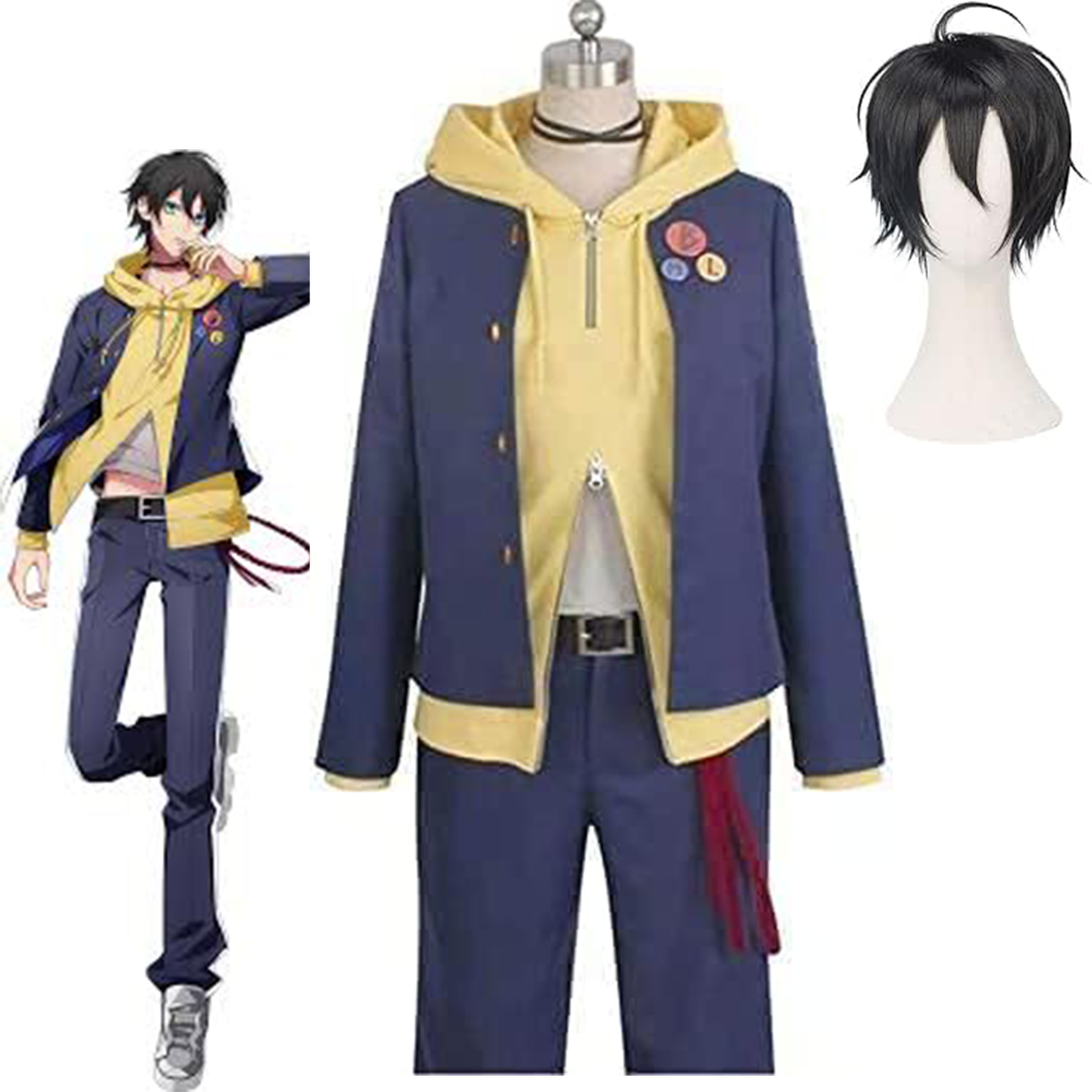 【全シリーズ発売中】 【値引き中】ウィッグ コスプレ衣装 ステージ服 クリスマス ハロウィン Battle the Before コスプレ衣装 ヒプマイ やまださぶろう 山田三郎 ヒプノシスマイク コ