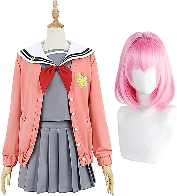 鳳えむ コスプレ衣装 セーラー服 ウィッグ付き プロジェクトセカイ カラフルステージ! feat. 初音ミク コスチューム 演出服 舞台装