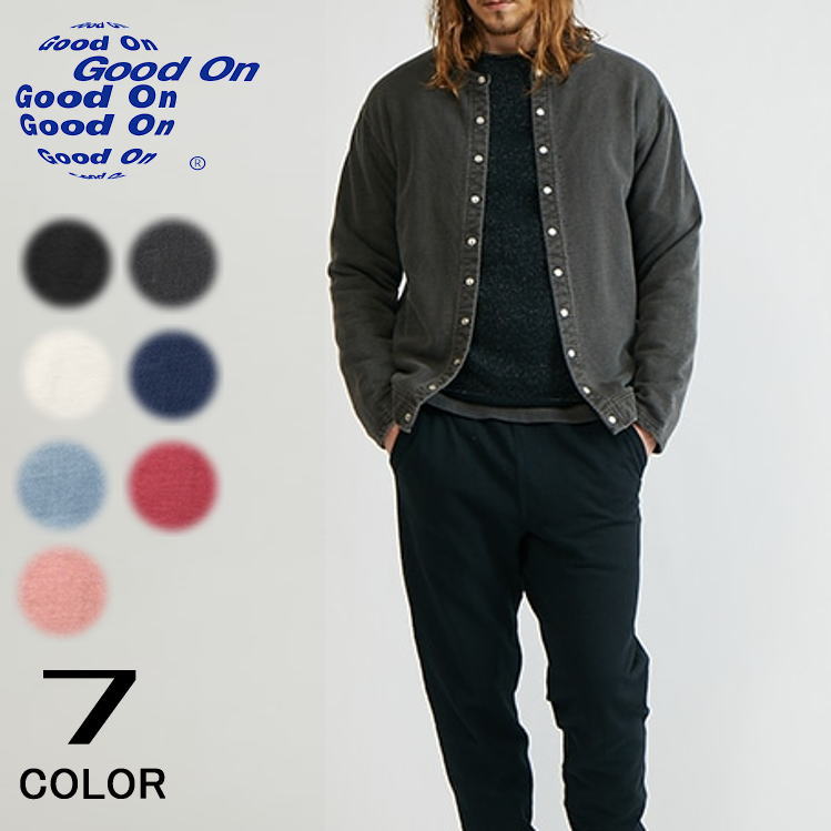 正規品 クルー スウェット カーディガン GOBW1711 7色展開