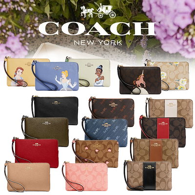 coach single zip wristlet