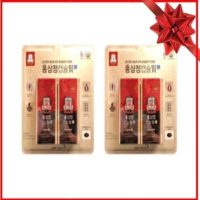 [コストコおすすめ] 6年根 紅参正カプセル現 500mgx200カプセルギフト (2箱) 6,970円