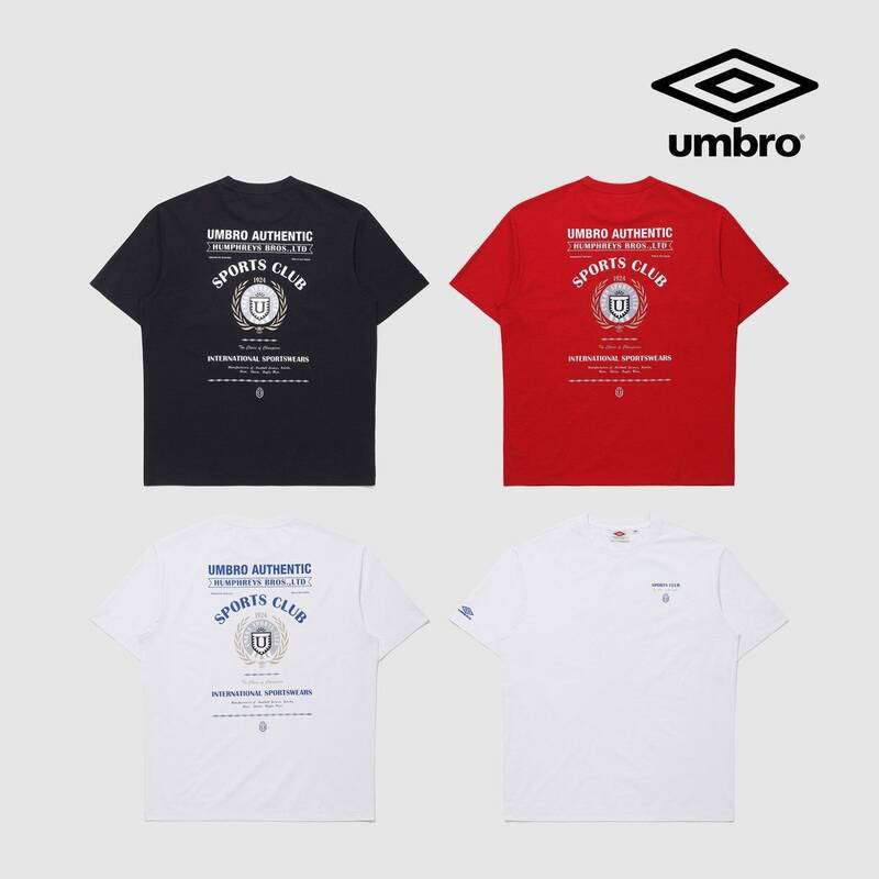 UMBRO 25년 SS 남여공용 HBL 프레쉬 심볼 반팔 티셔츠 UQ221CRS54 196923 1787498 1000686819757