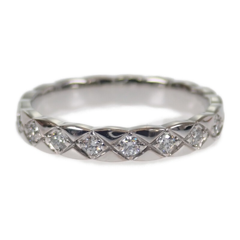 【Aランク】 ココクラッシュ コレクション リング ミニ J11871 リング K18ホワイトゴールド ダイヤモンド 52 レディース【ISEYA】