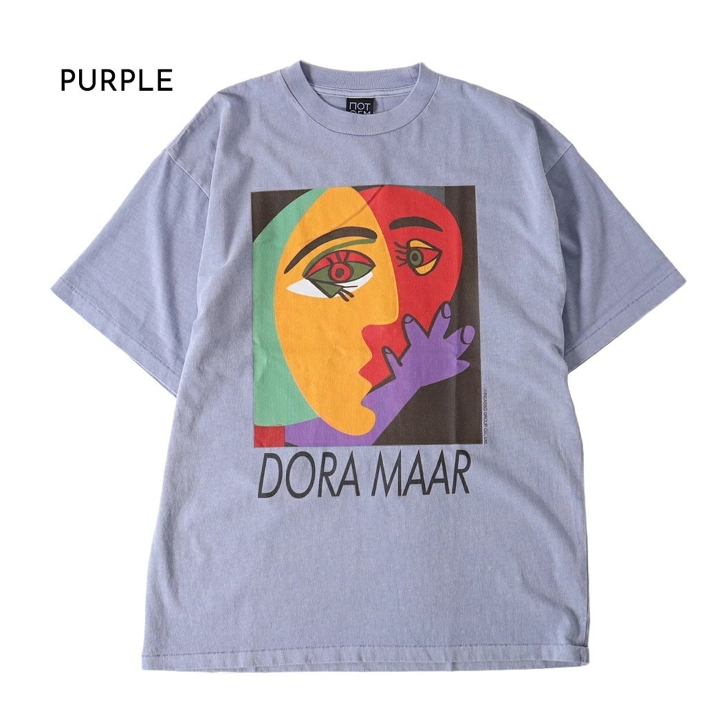 NOT OEM ノット オーイーエム ピカソ ドラ マール Tシャツ Picasso DORA MAAR Tee PURPLE TEE ( メンズ レディース 紫 黒 カットソー NOT-5 7,405円