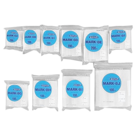 ユニパック　マーク　MARK-8C　100×70×0.08mm　100枚×60袋ケース販売お得用【メーカー直送】