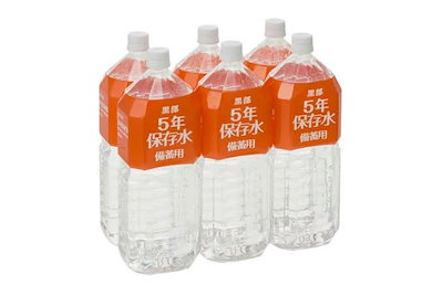 黒部 ５年保存水 備蓄用 ２L ６本 賞味期限2024.11.28 ...のサムネイル