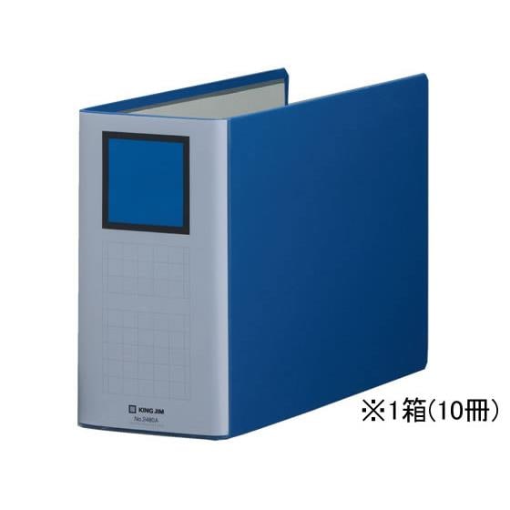 スーパードッチ脱・着イージー A4ヨコ とじ厚100 10冊 キングジム 2480A-B 9,203円