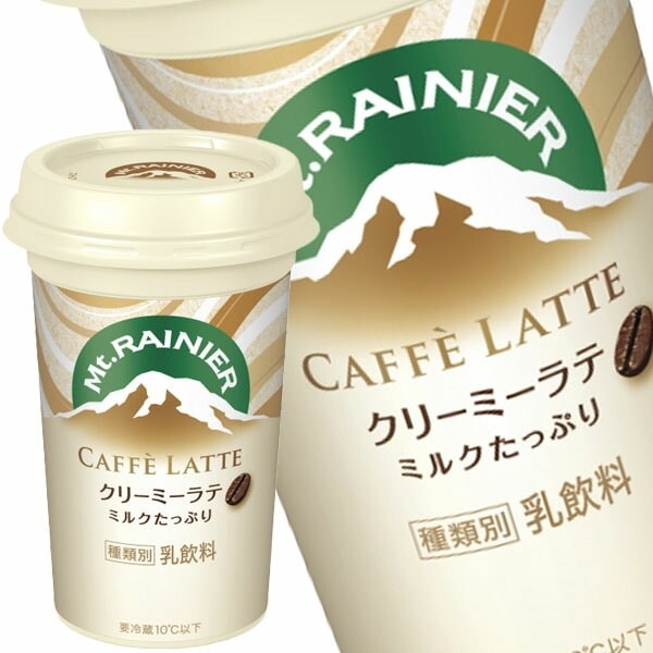 森永乳業 マウントレーニア カフェラッテ クリーミーラテ 240mlカップ×30本[10本×3箱]【4営業日以内に出荷】 コーヒー飲料 カフェラテ[冷蔵]