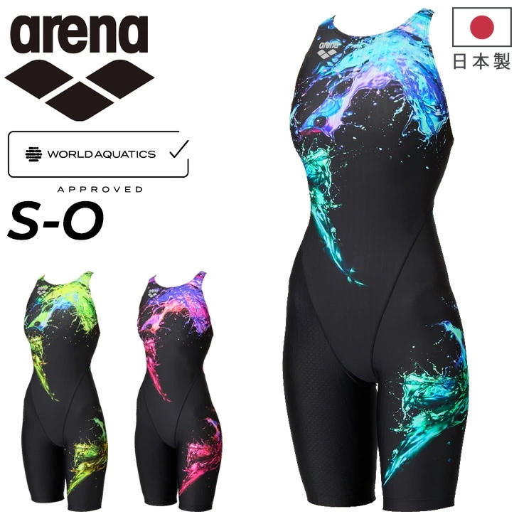 レディース 競泳水着 WA承認 水泳 スイムウェア レーシング ワンピーススパッツ オープンバック・ハーフレッグ 初級スイマー オールインワン 競技 スイミング/AS5SRC58L【返品不可】