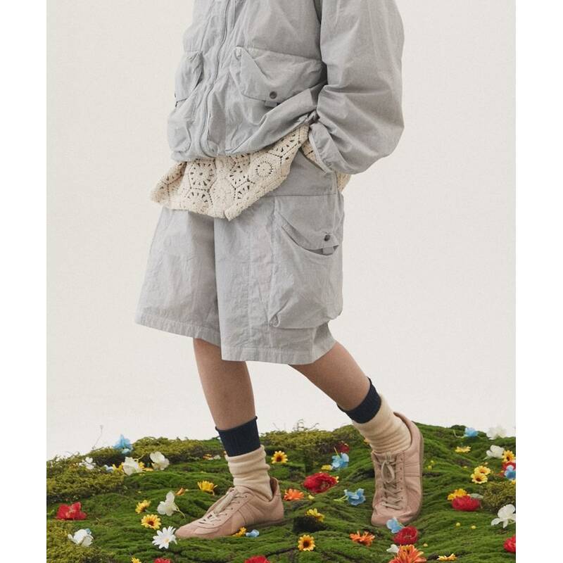 ペンフィールド PENFIELD ガーメントダイ UTILITY ハーフパンツ グレー FQ2WP28U 480402