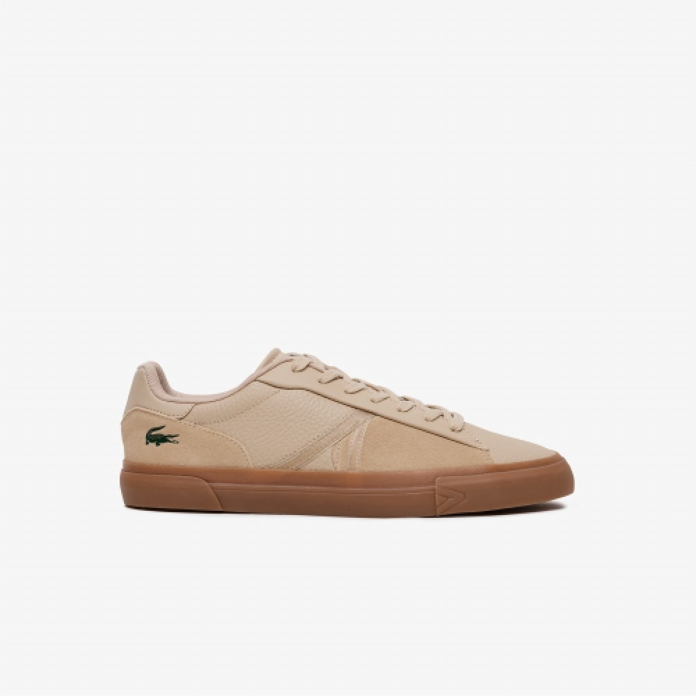 LACOSTE メンズバルカナイズシューズ L006 スニーカー [ライトブラウン]