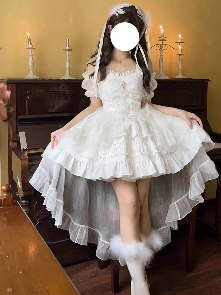 ローズストーリーシュガーガールロリータドレスjskサスペンダードレスサマードレス
