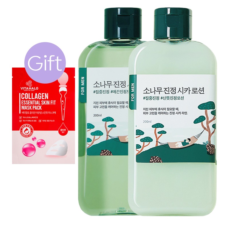 【正規品】フォーメン 松の木 鎮静 トナー 200ml + ローション 200ml