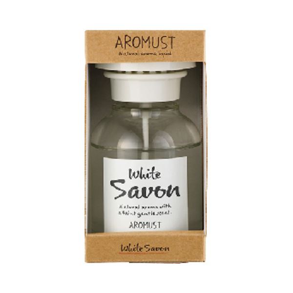 （まとめ） 晴香堂 アロマストナチュラル リキッド ホワイトサボン 210ml 1本 [x5セット]