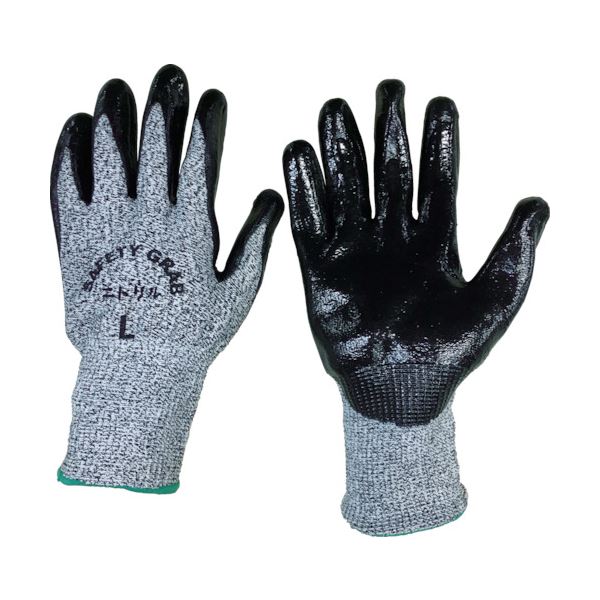（まとめ） 勝星産業セーフティグラブ ハード L 8600-L 1双 [x3セット]