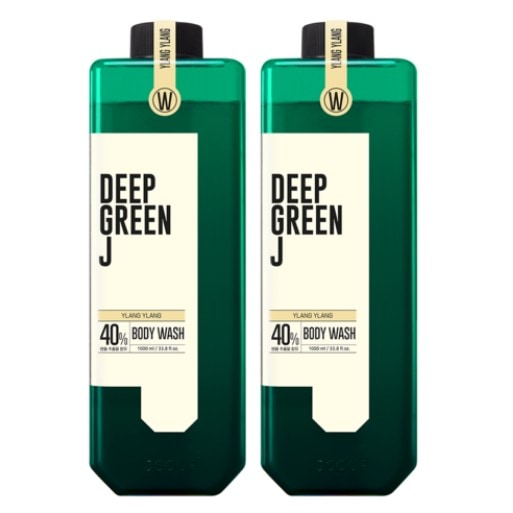 ディープグリーンジェイアロマ ボディウォッシュイランイランの香り1000ml*2個 (鎮静/弾力/保湿/栄養供給/活力)