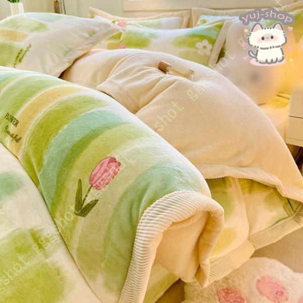 [9月販売促進新品]掛け布団カバー ダブル 冬 暖かい 高級マイクロファイバー 発熱 厚手 ファスナー 静電気減軽 紐付 ふとんカバー 寝汗吸収 毛抜けにくい 滑らか 毛玉なし大ヒット