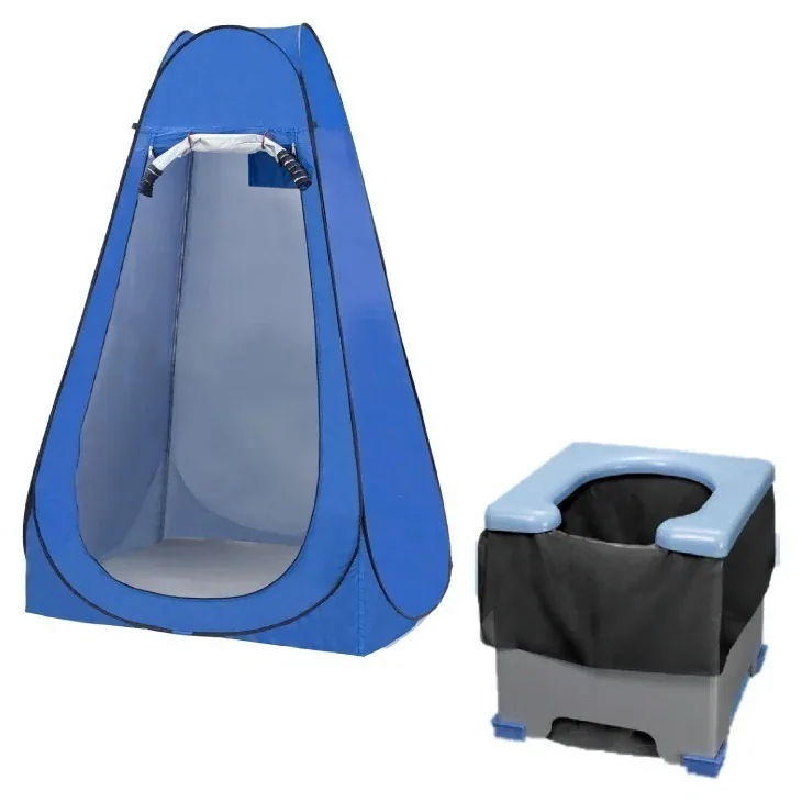 【急速出荷!】ワンタッチテント＆トイレセット