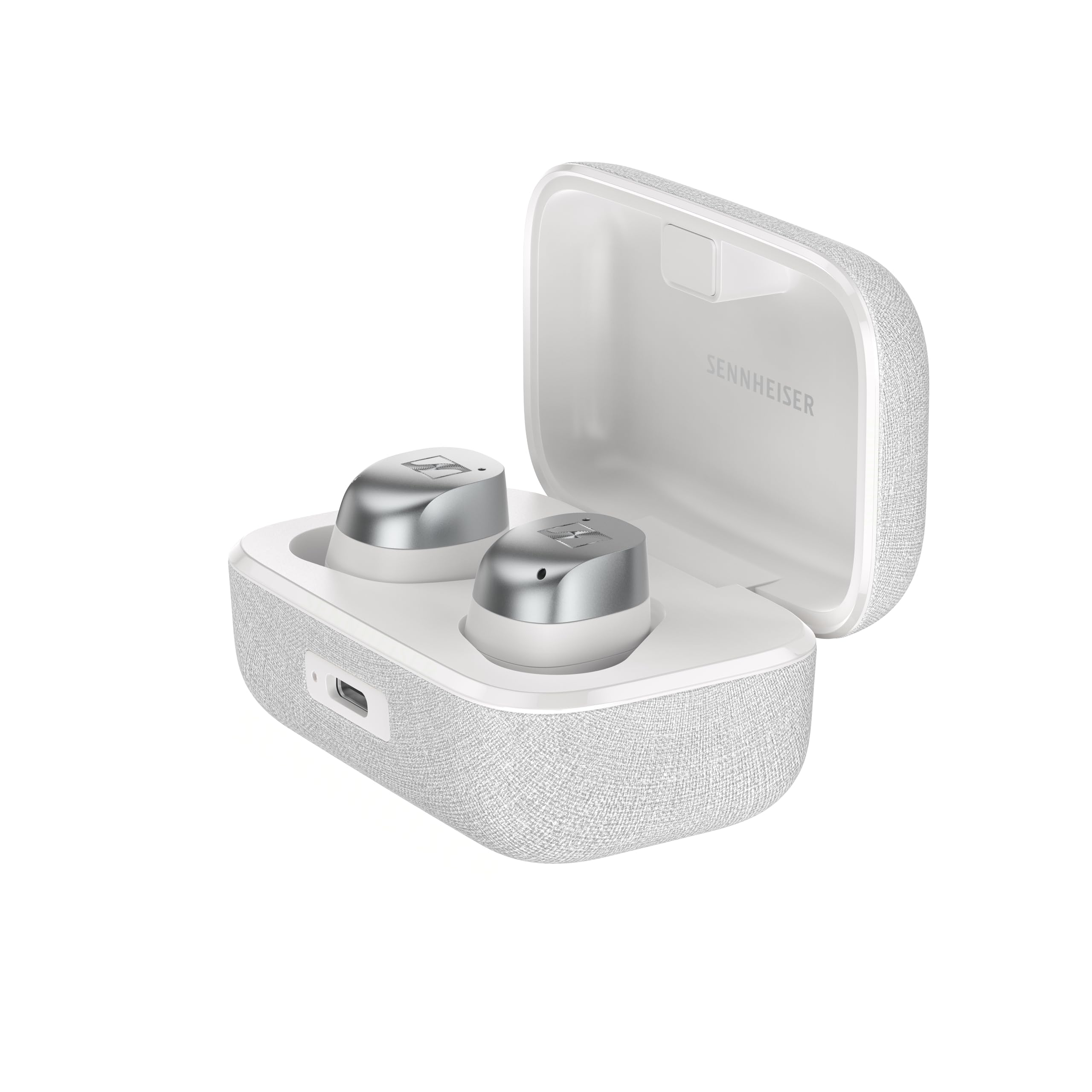 ゼンハイザー Sennheiser ワイヤレスイヤホン MOMENTUM True Wireless 4 ホワイトシルバー 高性能ドライバー 30時間再生 ハイブリッドアダプティブノイズキャンセリング 26,723円