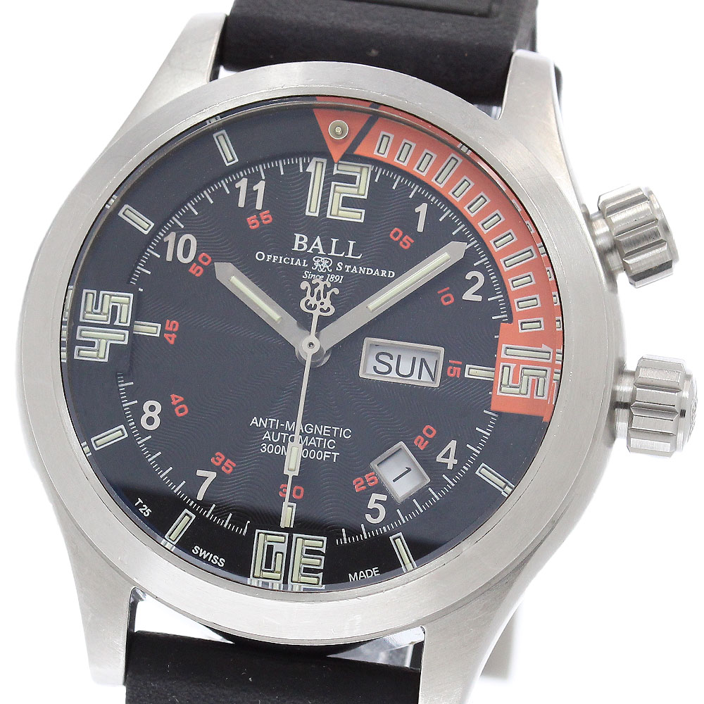 ボール BALL WATCH DM1020A-P1AJ-BKOR エンジニアマスターII ダイバー デイデイト 自動巻き メンズ _957158【中古】