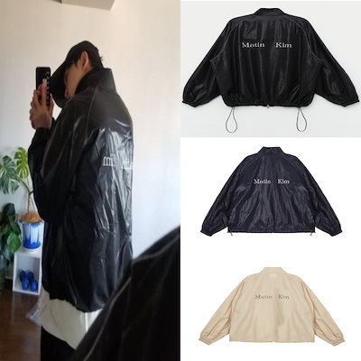 Qoo10] Matin Kim 23FW MATIN LOGO COAT