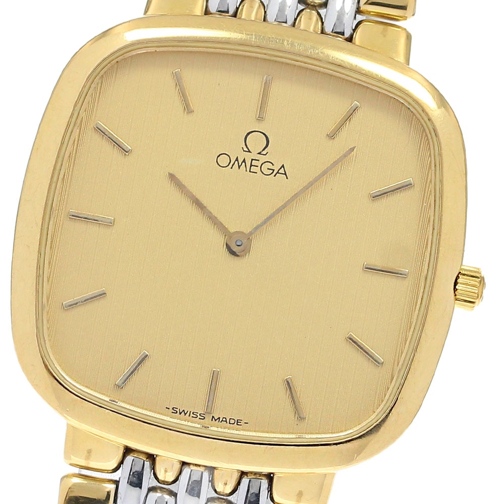 オメガ OMEGA デビル スクエア クォーツ メンズ _835504【中古】