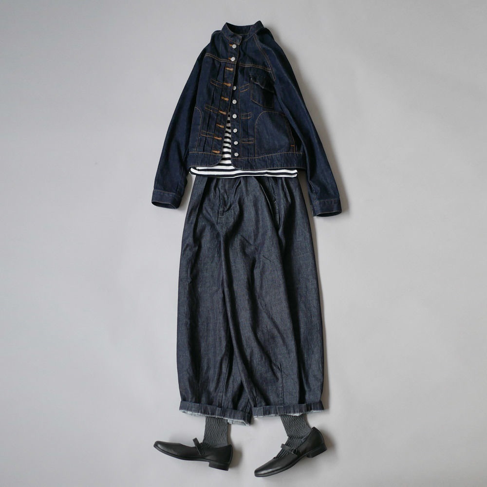 ジャケット Gジャン 「si-si-si comfort/スースース― コンフォート」 スタンドカラー デニムジャケット レディース 13,845円