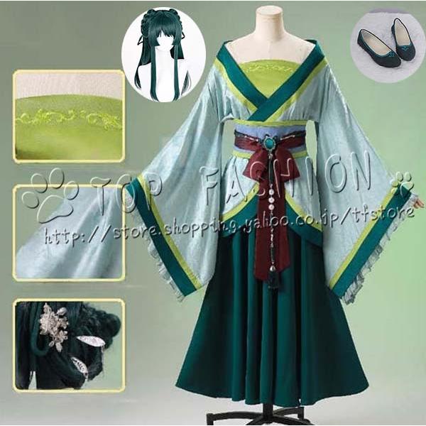 【工場直売 品質保証】薬屋のひとりごと 風 マオマオ コスプレ衣装 ウィッグ 靴 演出服 クリスマス ハロウィン 文化祭