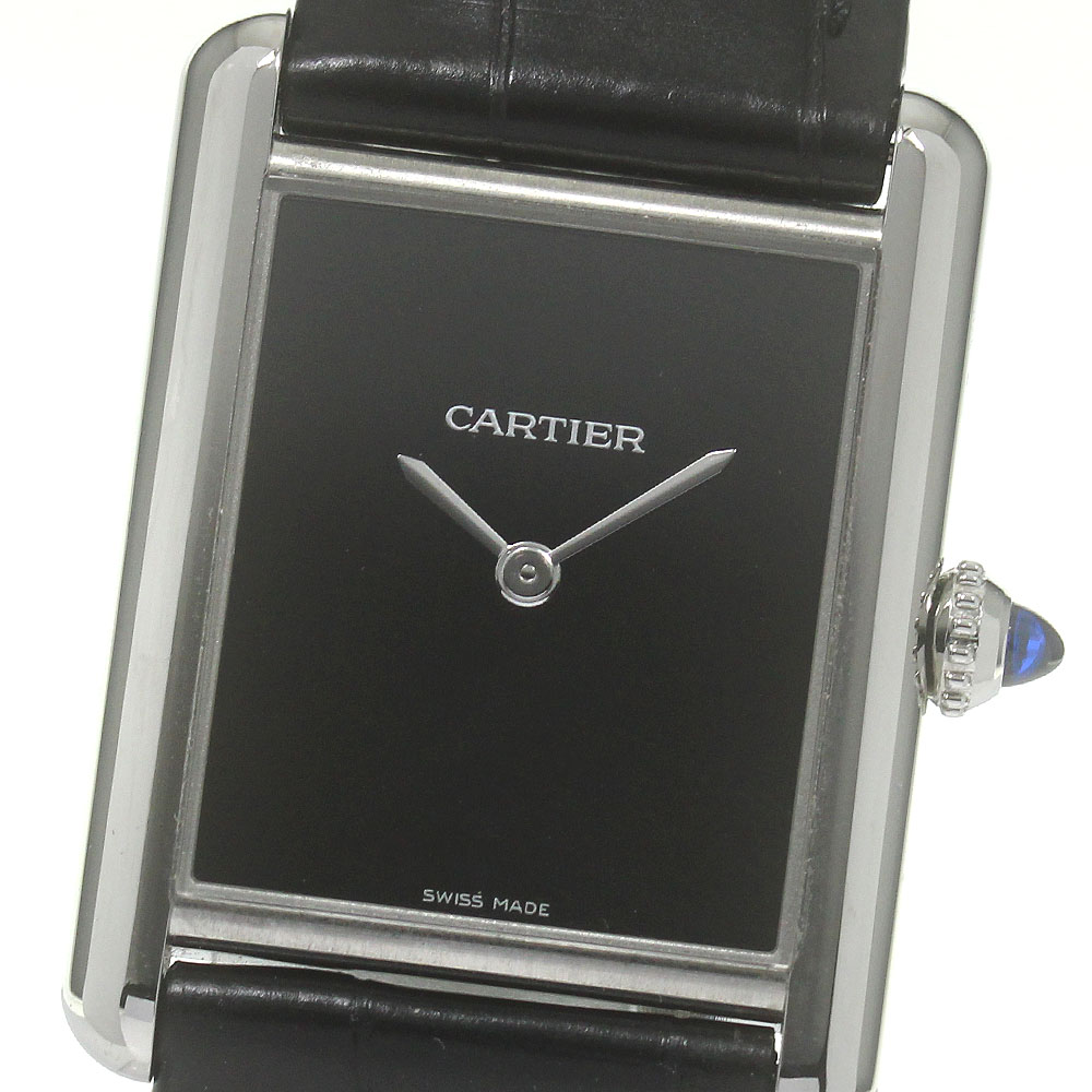 カルティエ CARTIER WSTA0072 タンクマストLM クォーツ メンズ 良品 _862625【中古】
