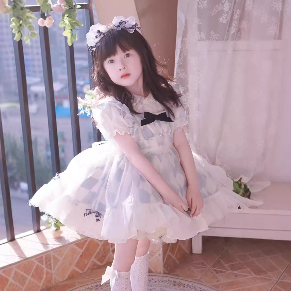 アリスムーブメントロリータ子供サスペンダー子供用ロリータプリンセスロリータドレス