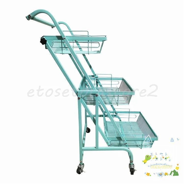 フラワースタンド キッチンワゴン 園芸ラック 植物棚 多肉植物 植木鉢スタンド バスケットラック 収納カート 角度調整 フラワーラック 多肉 棚 生活用品 6,332円